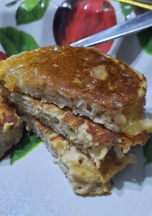 Una foto de Pancakes de manzana