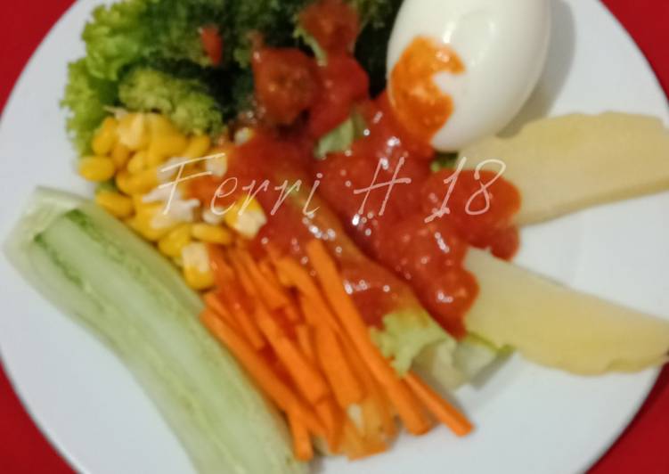 Resep masakan Salad Sehat No Mayonaise | Cara Membuat Salad Sehat No Mayonaise Yang Enak Banget