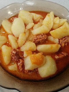 Una foto de Patatas a la riojana