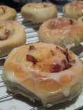 Roles de sirope de maple y tocineta
