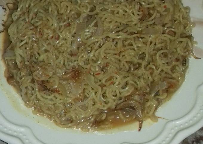 Noodles with crayfish Recipe by Mrs Maimuna Liman - Cookpad