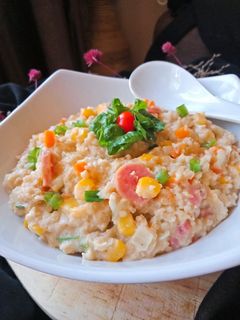 Foto resep Oatmeal bubur susu(sarapan sehat)