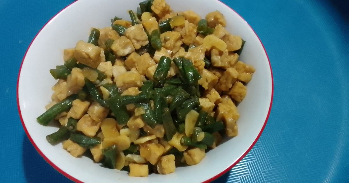 Tumis Tempe Kacang Panjang Simpel