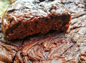 A picture of My Indulgent Chocolate Chip Protein Brownies.