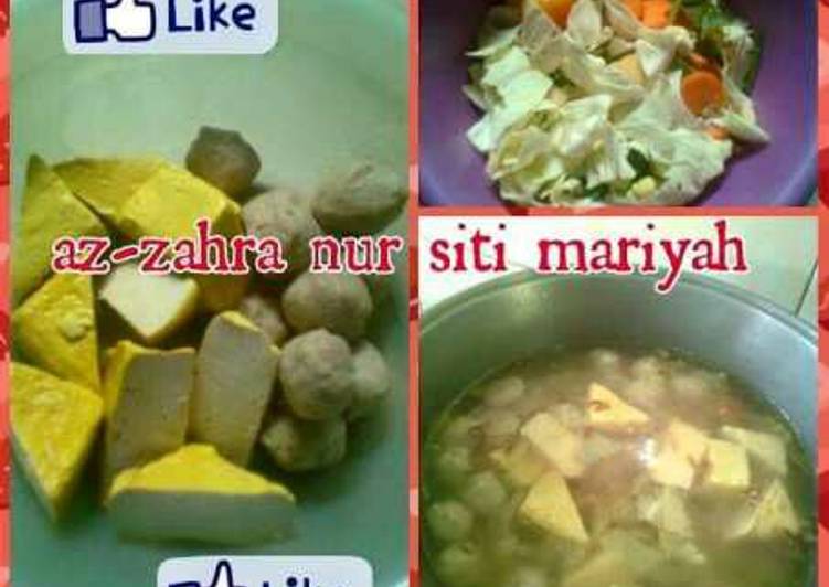Sop Baso+Tahu #BikinRamadanBerkesan