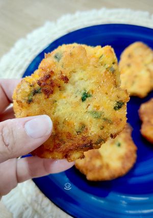 Una foto de Tortitas de verduras -receta de aprovechamiento-