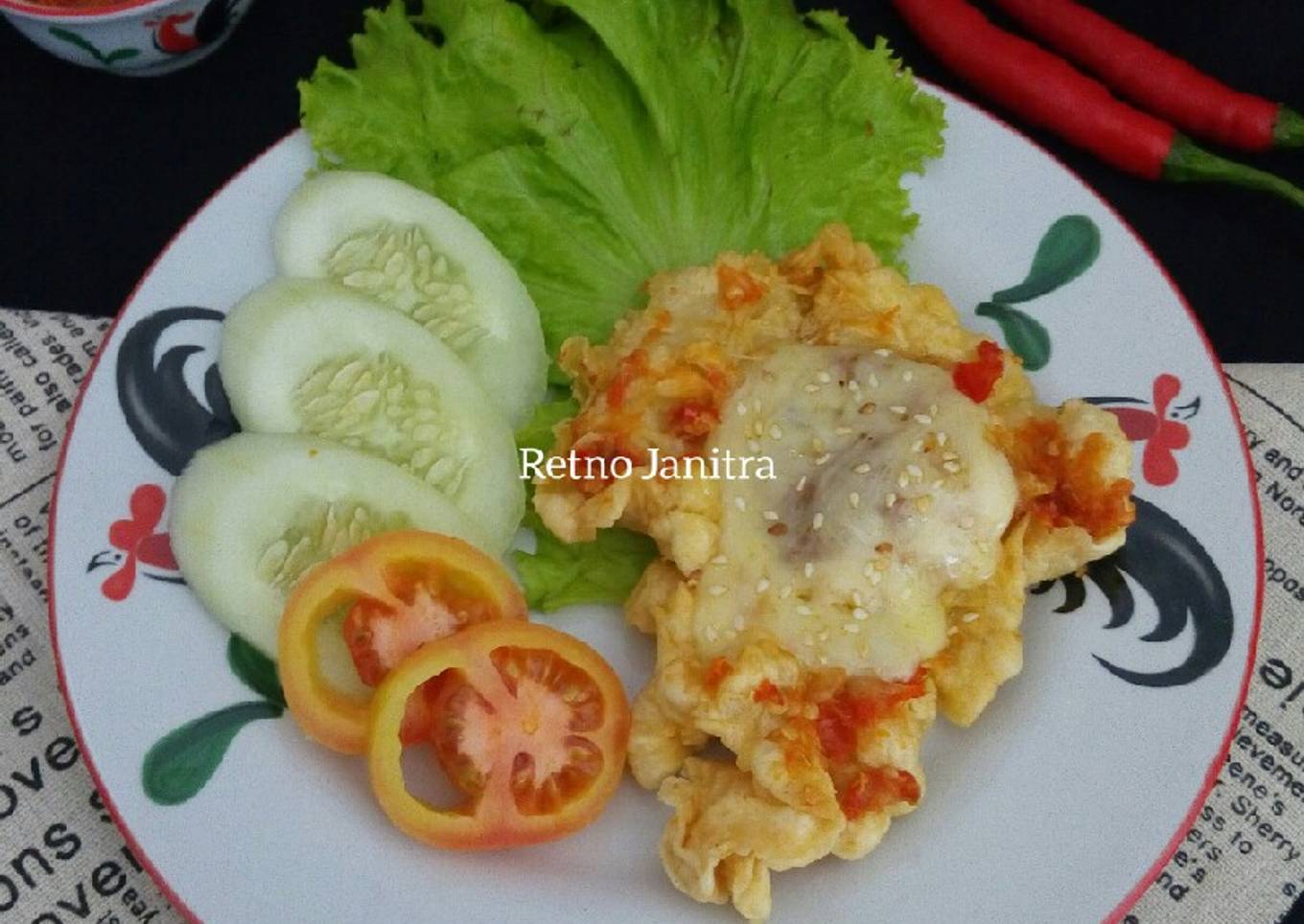 Ayam Geprek Mozzarella