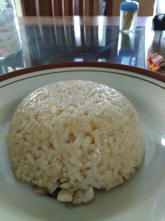 Foto resep Nasi tim ayam jamur,kuah pangsit