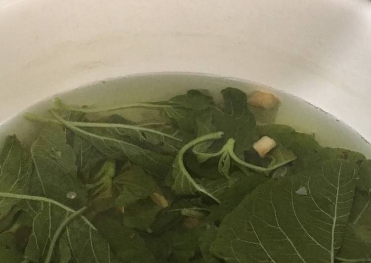 Sayur Bayam Hijau (Rasa Manis Segar) dengan kunci