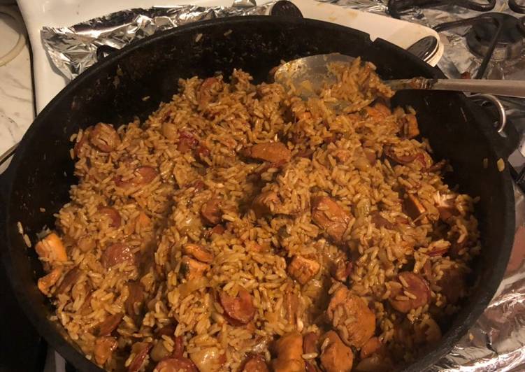 Simple Way to Make Any-night-of-the-week Cajun jambalaya sausage /chicken