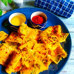 Chhiba Dhokli / Steamed Dhokli A picture of Chhiba Dhokli / Steamed Dhokli.