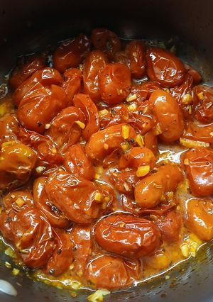 Una foto de Cherrys confitados🍅🤤