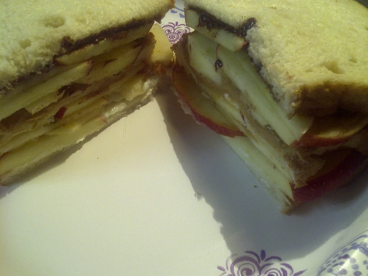 Easy Way Make Apple Sandwich the So Delicious So Delicious