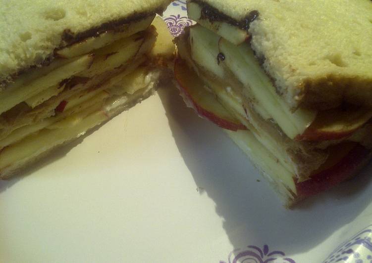 Recipe of Super Quick Homemade Apple Sandwich