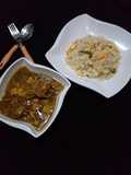 Chicken soup da Chinese rice
