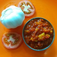 A picture of Tomato Thokku.