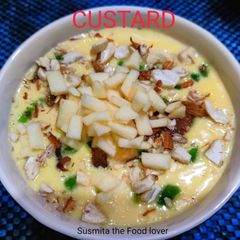 Classic vanilla custard A picture of Classic vanilla custard.