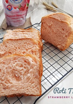 Foto resep Roti Tawar Strawberry Lembut