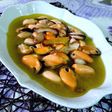 Mejillones en escabeche de limón y cardamomo