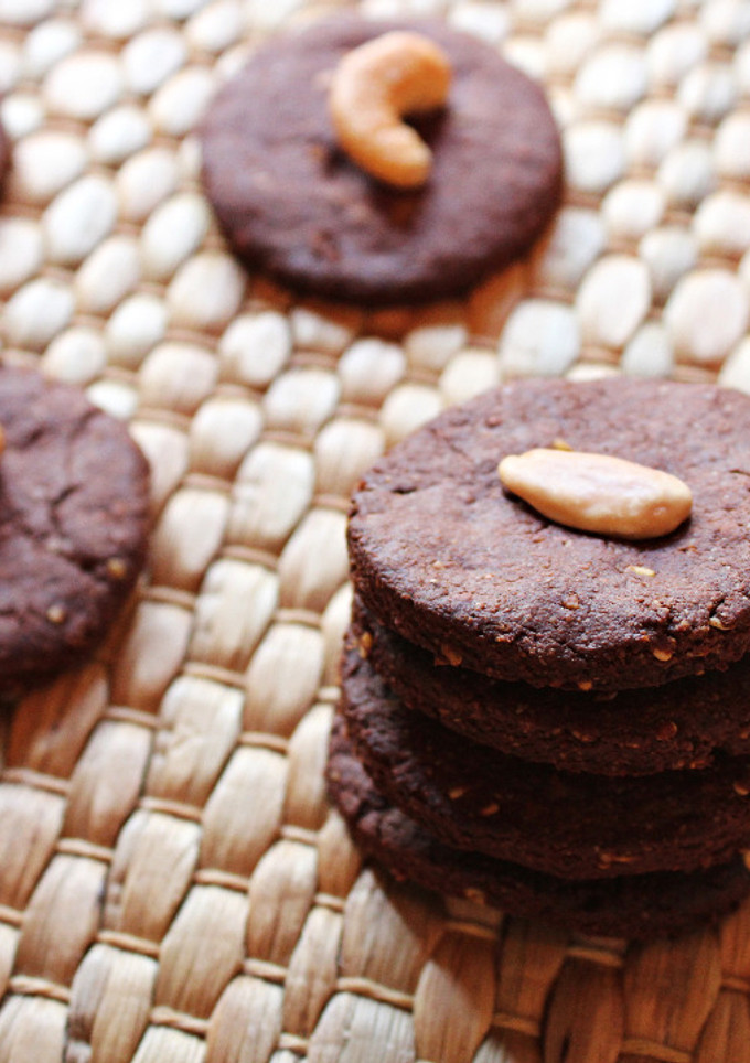 Una foto de Galletas de chocolate y cacahuete