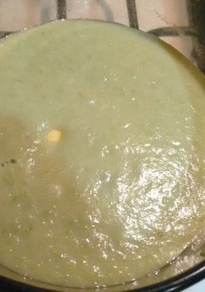 Una foto de Crema de tallos de espárragos. ॐ