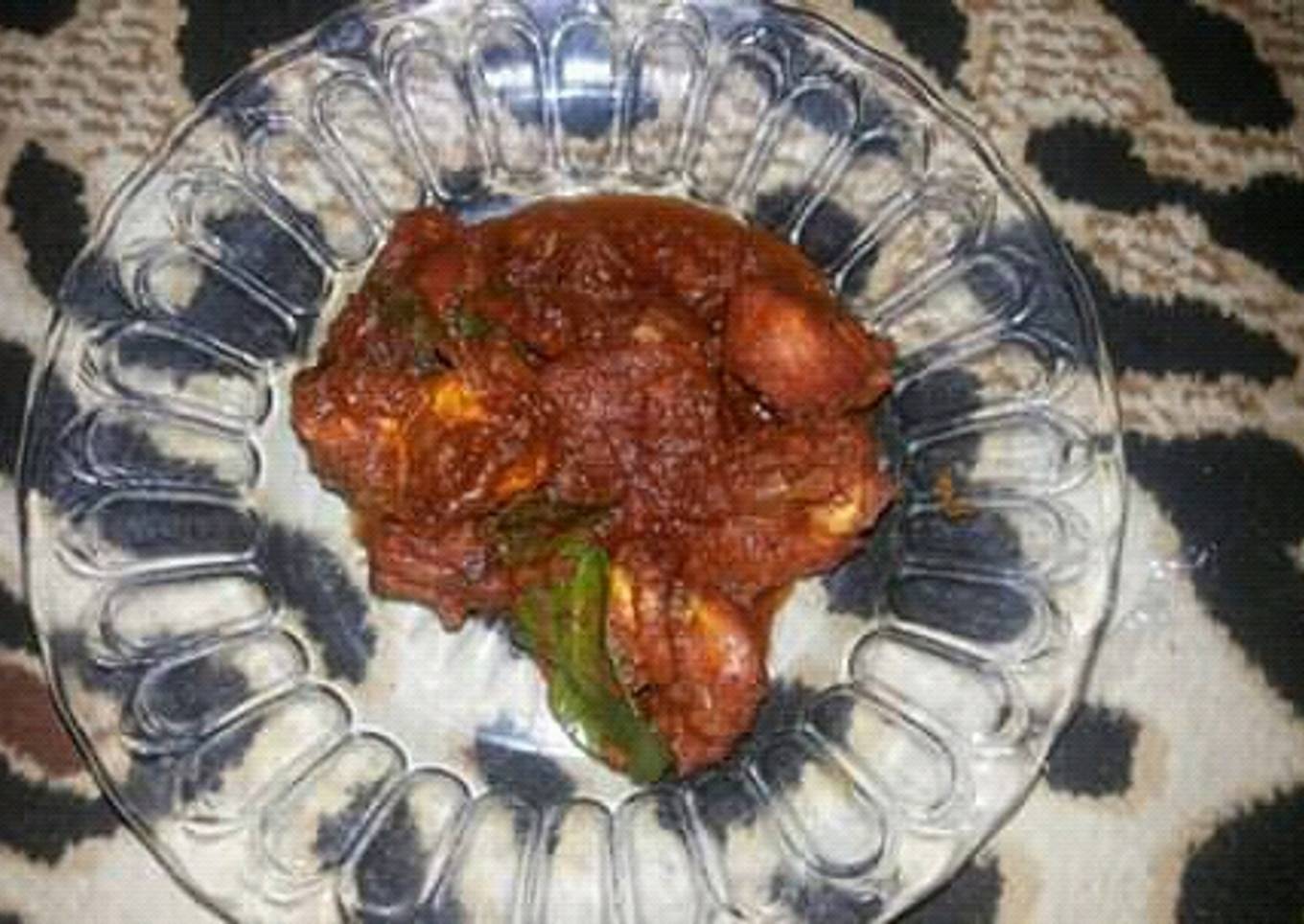 Balado ayam praktis