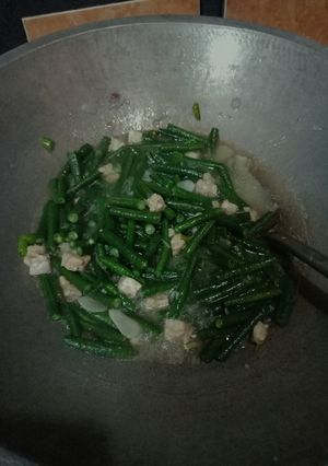 Foto resep Sayur kacang panjang tempe