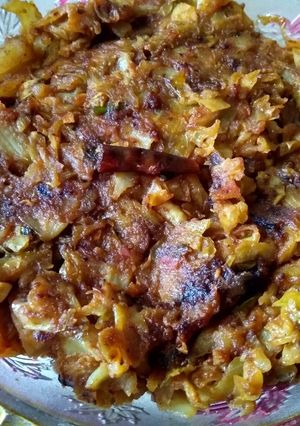 A picture of Cabbage tawa fry.