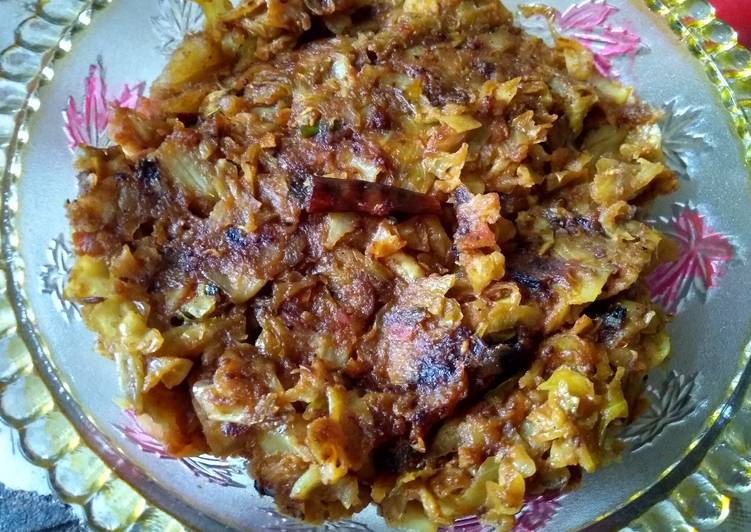 Cabbage tawa fry