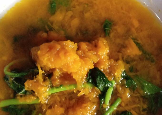 Bagaimana Membuat #13 Sayur Bening Labu Hancur yang Enak Banget
