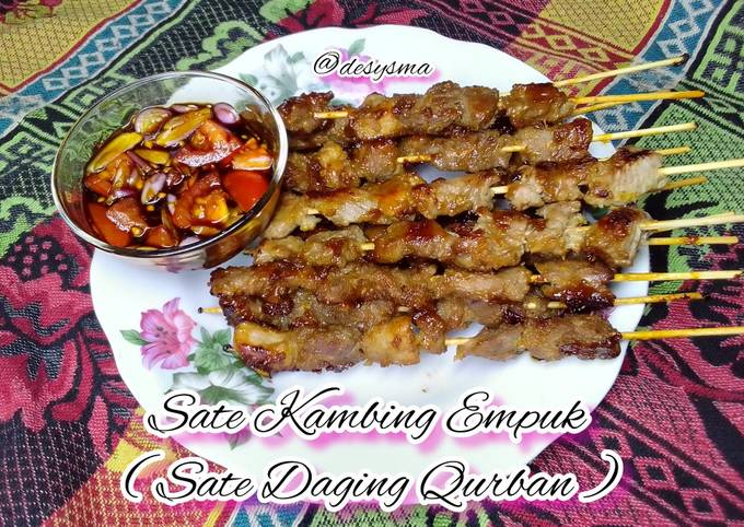 Resep Sate Kambing Empuk (Sate Daging Qurban) Oleh Desy Ismawati - Cookpad