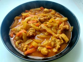 Рагу з топінамбуром та куркою
