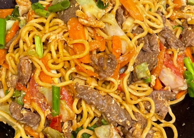Easy Beef Fried Noodle recipe main photo