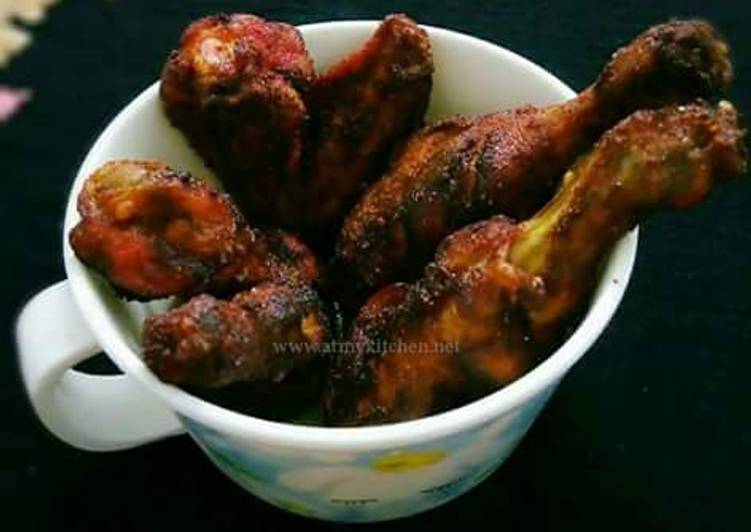 Recipe of Quick Deep Fried Chicken