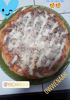 Foto resep Roti (Pizza) Teflon