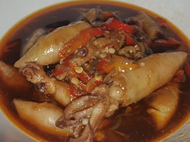 Cara Sederhana Membikin Resep  Cumi Asin Pedas Manis Simple yang Bikin Ngiler, Enak Banget