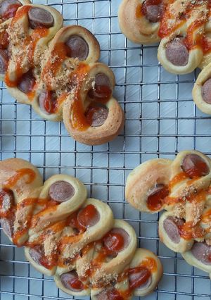 Foto resep Caterpillar Bread
