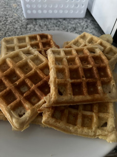 Una foto de Gofres saludables sin azúcar