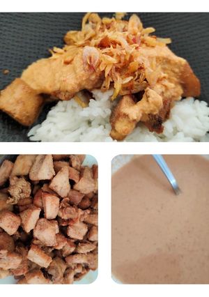 Foto resep Ayam bumbu kacang