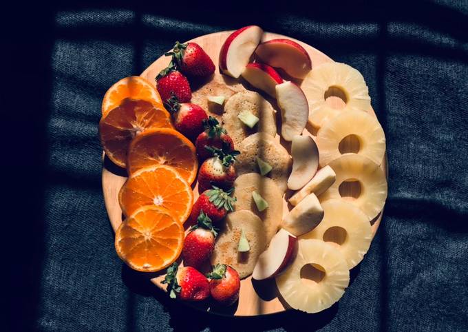 Steps to Make Favorite Fruit pancake charcuterie board - New Recipes