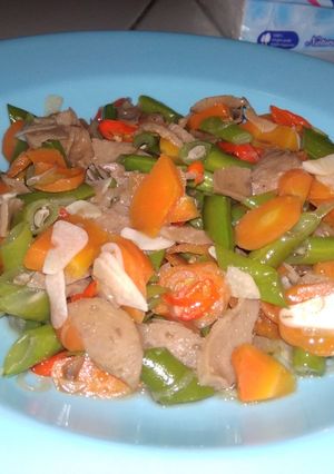 Foto resep Tumis baso buncis wortel