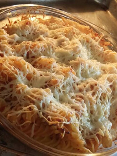 Una foto de Macarrones de verdura gratinado