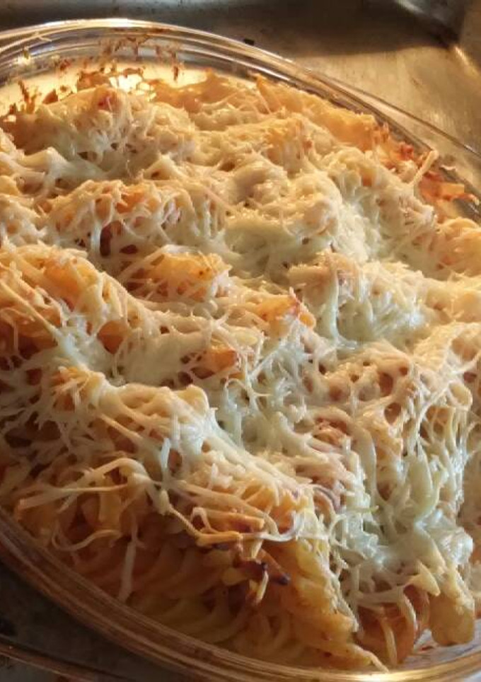 Una foto de Macarrones de verdura gratinado