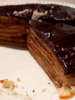Zserbó palacsinta tortácska recept fotója