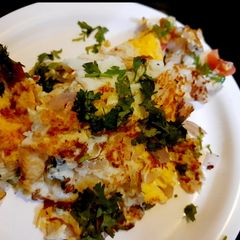 A picture of Cheese Egg Veggies Scrambled.