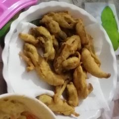 A picture of Special crispy bhindi Pakora.