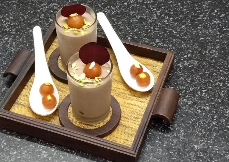 Steps to Prepare Ultimate Gulab Jamun Chocolate Mousse !!