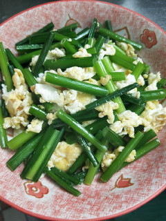 韭菜花炒雞蛋 的食譜成品照片