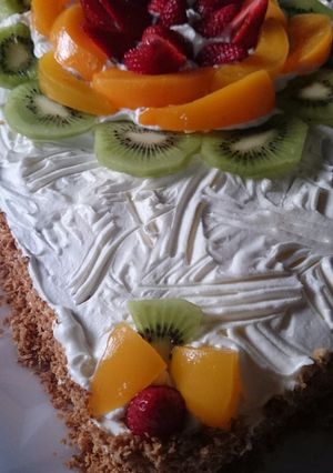 Una foto de Torta de frutas💞
