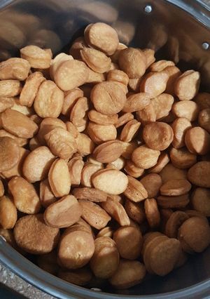 A picture of Tiny eggless mandazi(daddies in Uganda).